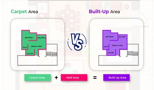 Featured Image of Brigade Project Carpet Area vs Built-up Area Comparison